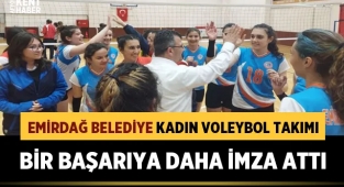 Emirdağ Belediye Kadın Voleybol Takımından bir başarı daha!