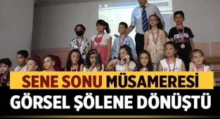 Fatih İlkokulu sene sonu müsameresi görsel şölene dönüştü
