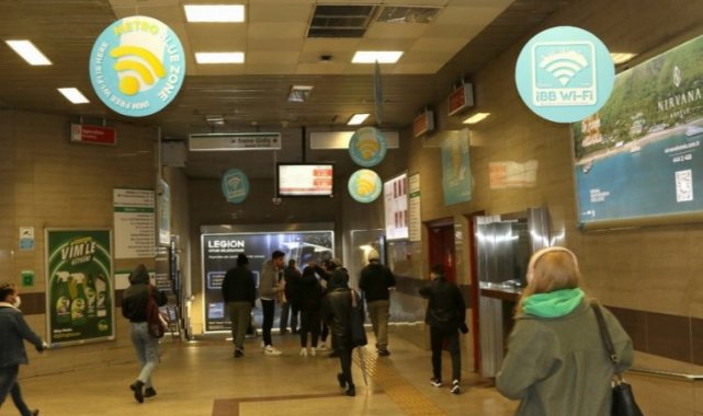 İstanbul Büyükşehir'in bedava interneti tüm metrolarda