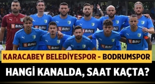 Karacabey Belediyespor Bodrumspor maçı hangi kanalda saat kaçta?