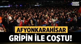 Müzik grubu Gripin Afyonkarahisar'da konser verdi