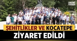Şehitlikler ve Kocatepe Ziyaret Edildi