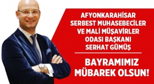 Serhat Gümüş' ten Ramazan Bayramı mesajı