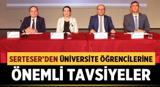 Serteser, Panele konuşmacı olarak katıldı