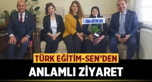 Türk Eğitim-Sen Afyonkarahisar Şubesinden anlamlı ziyaret