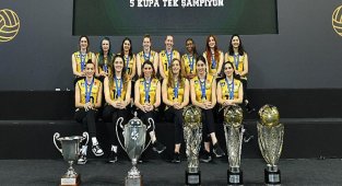 VakıfBank’tan Mükemmel Sezon – 5’te 5