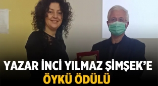 Yazar İnci YILMAZ ŞİMŞEK'e Öykü Ödülü