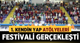 1. Kendin Yap Atölyeleri Festivali Afyon'da gerçekleşti