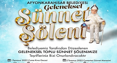 Afyon'da Sünnet Şöleni yapılacak