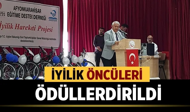 Afyonkarahisar'da İyilik öncüleri ödüllendirildi