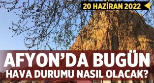 Afyonkarahisar haftaya yağmurla başlayacak!