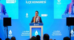 Ali Babacan, partisinin İskenderun İlçe Kongresi’nde konuştu