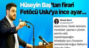 BTP Lideri Hüseyin Baş'tan firari Fetöcü Emre Uslu’ya ince ayar