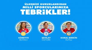 Cumhurbaşkanı Erdoğan'dan milli sporculara tebrik