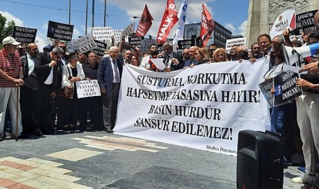 Gazeteciler, ‘Sansür Yasası’na ‘Hayır’ dedi