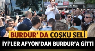 İYİ'ler Afyon'dan Burdur'a gitti: Büyük coşku yaşandı!