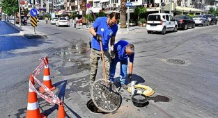 İZSU Genel Müdürlüğü'nden rögarlara koku giderim filtresi