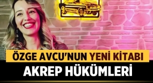 Özge Avcu'nun Yeni Kitabı Akrep Hükümleri