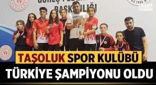 Taşoluk Spor Kulübü güreşte Türkiye şampiyonu oldu