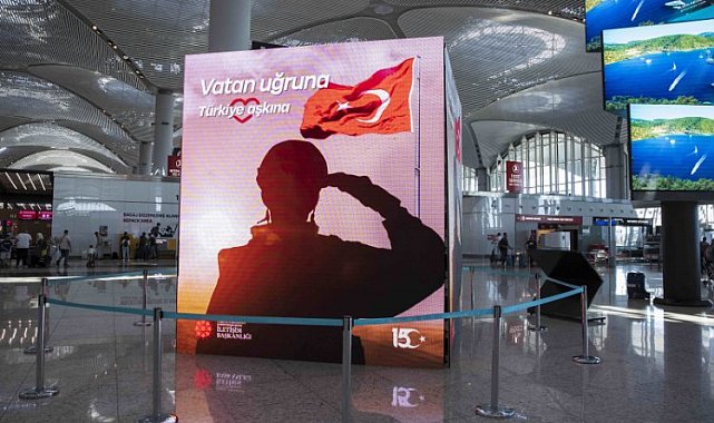 15 Temmuz kahramanları İstanbul Havalimanı'nda anıldı