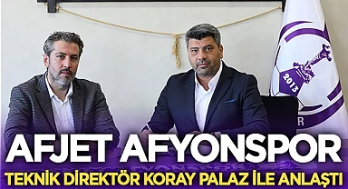 Afjet Afyonspor'un yeni Teknik Direktörü Koray Palaz oldu