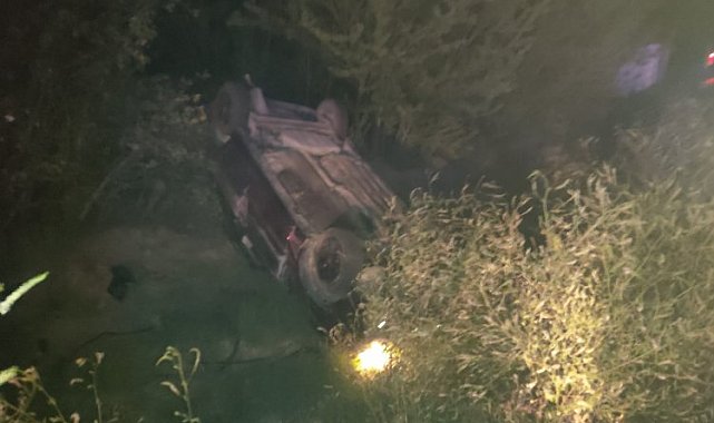 Bilecik Pazaryeri'nde otomobil şarampole uçtu: 1 yaralı
