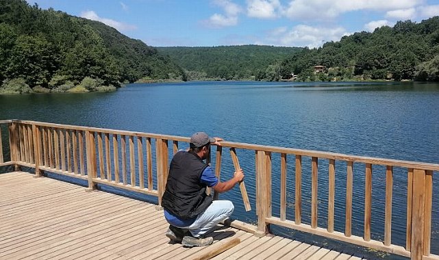 Bilecik'te magandalar iş başında! Tabiat Parkı'nın korkulukları tahrip edildi...