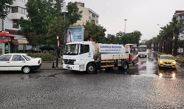 Çanakkale sağanak yağışa hazırlıklı yakalandı