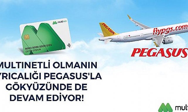 Pegasus yolcuları uçak içi ikram alışverişlerini MultiNet’le ödüyor