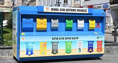 Samsun'a mobil atık getirme merkezi