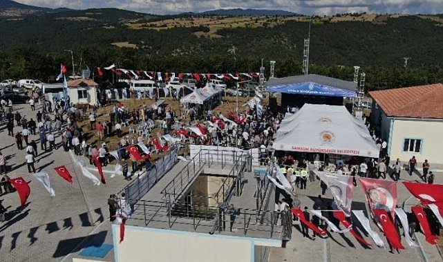 Samsun'un içme suyu sorunu bitti