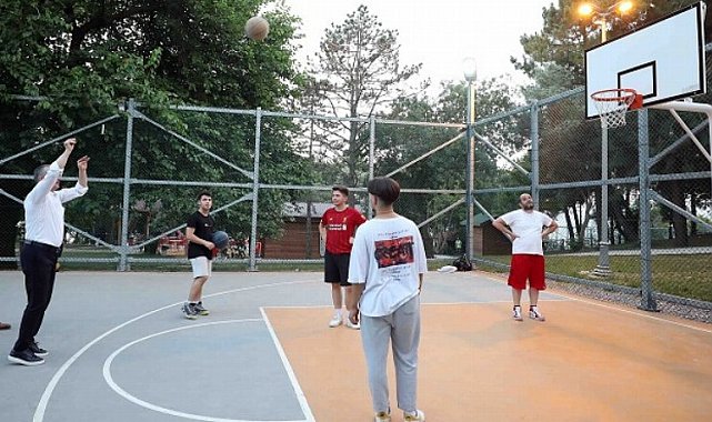Tahir Büyükakın sporda şov yaptı