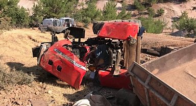 Adıyaman Gölbaşı'da traktör devrildi: 1 ölü, 8 yaralı