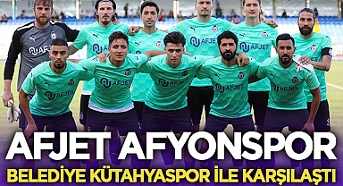 Afjet Afyonspor, Belediye Kütahyaspor ile hazırlık maçı yaptı