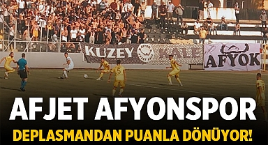 Afjet Afyonspor, Nazilli Belediyespor deplasmanından puanla dönüyor!