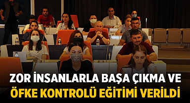 Afyon Ticaret Odası tarafından öfke kontrolü eğitimi verildi