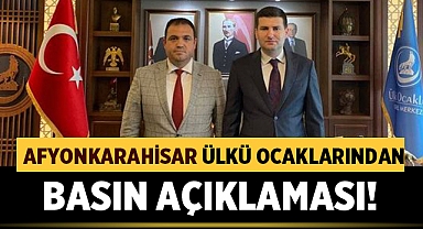 Ülkü Ocakları Başkanı basın açıklaması yaptı