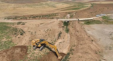 Balâ bölgesindeki drenaj çalışmaları hızla sürüyor
