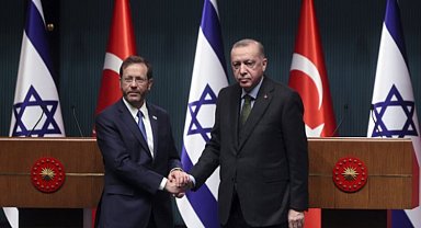 Cumhurbaşkanı Erdoğan İsrailli mevkidaşıyla görüştü