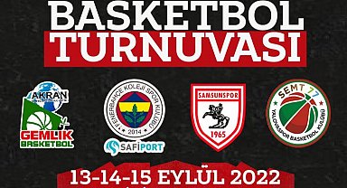 Gemlik Zeytini Basketbol Turnuvası programı belli oldu