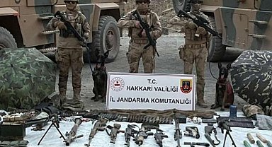 Hakkari'de Eren Abluka-29'da çok sayıda mühimmat ele geçirildi