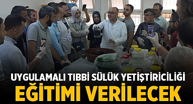 Isparta'da Tıbbi Sülük Yetiştiriciliği eğitimi verilecek