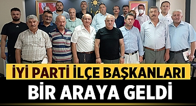 İYİ Parti Afyonkarahisar İlçe Başkanları bir araya geldi