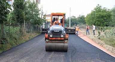 Kocaeli İzmit'te Gündoğdu'ya yeni asfalt yol