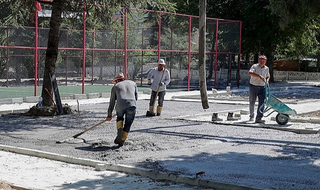 Kütahya'da Yüzüncü Yıl Park yenileniyor