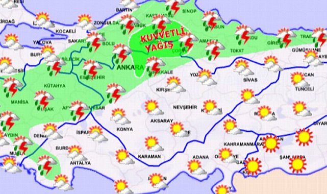 Meteoroloji'den haritalı uyarı! Türkiye'de bugün hava nasıl olacak?
