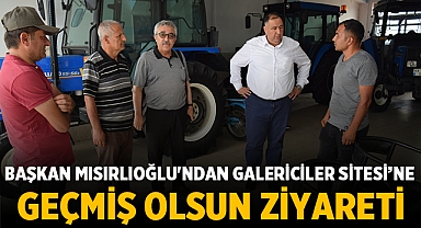 Muhammet Mısırlıoğlu'ndan Galericiler Sitesine geçmiş olsun ziyareti