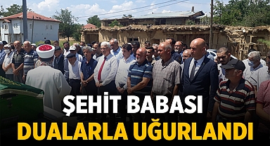 Şehit Süleyman Demirel'in babası son yolculuğuna uğurlandı