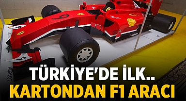 Türkiye'de İlk, Kartondan F1 Aracı