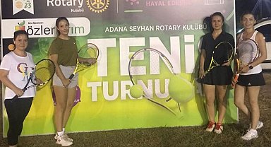 Adana Seyhan Rotary'nin Tenis Turnuvası sona erdi